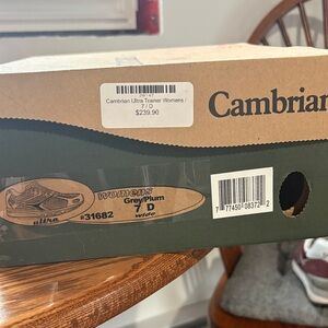 New Balance Grey/Plum Womens Sneakers Box